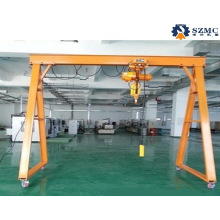 1t 3t 5t Mobile Small Gantry Cranes with Hoist